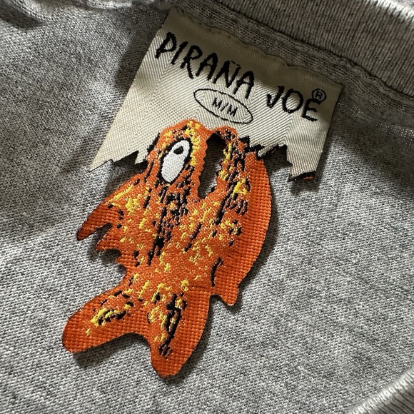 Pirana Joe St Maarten‎ Gray Shirt Mens Size Medium Beaches Fishing - Picture 3 of 9